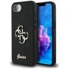 Etui Guess Fixed Glitter Big 4G do       iPhone 16E / 17E czarny